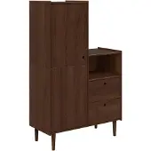vidaXL Kast BILBAO Karamel 100 x 45 x 160 cm