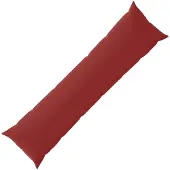 vidaXL Kussensloop HEERLEN Wijnrood 40 x 145 cm Polyester