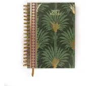 Paperclip Bureau Agenda Palm Tree Pattern 2027 –