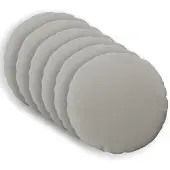 vidaXL Kussensloop 6 st HEERLEN Grijs Ø 60 cm Polyester