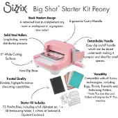 SIZZIX Peony Big Shot Machine A5 Starter Kit -