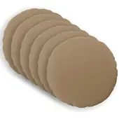 vidaXL Kussensloop 6 st HEERLEN Taupe Ø 40 cm Polyester