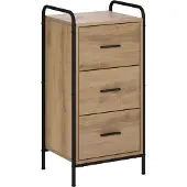 vidaXL Dressoir Artisanaal eiken 97 x 33 x 81 cm Bewerkt hout