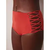 Pentik Hoogzwaist Cut-Out Bikini Shorts