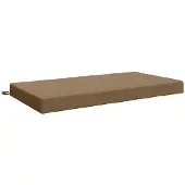 vidaXL Zitkussen SOEST 100% Polyester Taupe 120 x 80 x 10 cm