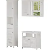 Vicco Badkamermeubelset Riad Wit 3-delig, Model 40464