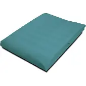 Darymex Bamboe-katoenen satijn dekbedovertrek, gestreept, kleur: zeegroen/turquoise, afmetingen: 220x260 cm