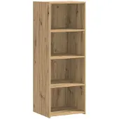 vidaXL Highboard Artisanaal eiken 45 x 41 x 124 cm Bewerkt hout