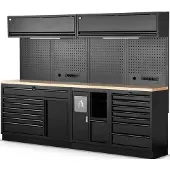 HBM modulair werkplaatssysteem 10-delig, zwart