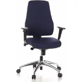 Hjh OFFICE PRO-TEC 200 - Professionele bureaustoel Donkerblauw