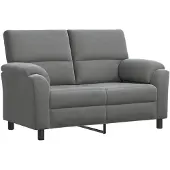 vidaXL Bank Donkergrijs 154 x 85 x 93 cm fluweel