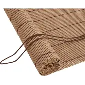 vidaXL Rolgordijn Bruin 40 x 220 cm Bamboe