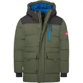 TROLLKIDS - Kid's Torsvag Parka - Winterjack 152, olijfgroen