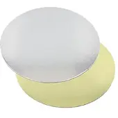 Starpak 25 Taartonderlegger rond Ø 30 cm · 0,3 cm goud/zilver