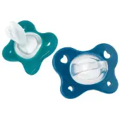Chicco Fopspeen PhysioForma Dual Soft 16-36 maanden in blauw