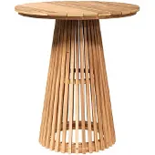 vidaXL Bijzettafel, bruin, 70 x 70 x 75 cm, massief teakhout