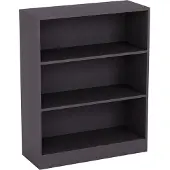 Famanu – 3-laags lage boekenkast, moderne ruimtebesparende opbergunit, H75xW60xD24cm, grijs