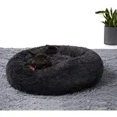 Merkloos Wasbaar Donut Hondbed voor Kleine Honden 60cm