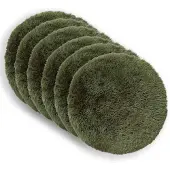 vidaXL Kussen 6 st HEERLEN Groen Ø 40 cm PV Fleece