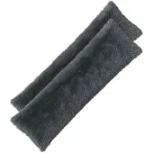 vidaXL Kussensloop 2 st HEERLEN Antracietkleurig 40 x 145 cm PV Fleece