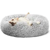 Merkloos Donutvormig Kalmerend Hondenbed voor Grote Honden
