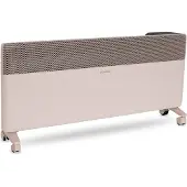 Vonroc Luxe Elektrische Kachel – Textiel Paneel – Inverter - 2500W - Beige | wifi
