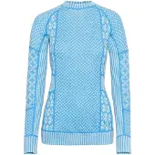 Kari Traa - Women's Smekker L/S - Merino-ondergoed S, blauw