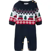 Name it Biologisch Katoen Jumpsuit 74 EU Jongens