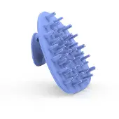 INF Massageborstel voor hoofdhuid siliconen Blauw