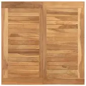 vidaXL Salontafel bruin, 60 x 60 x 36 cm, massief teakhout
