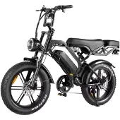 Qivelo QM V20 PRO Luxury Full Options fatbike - zwart - elektrische fatbike