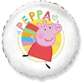 Javoli Peppa Pig witte folieballon 48 cm (WP)