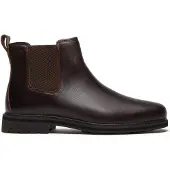 Timberland Heren Donkerbruine Stormbucks Chelsea-laarsjes van leer (41), Plat, Geen, Casual TB0A42PGW011