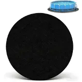 Merkloos Zwembadonderlegger 305 cm, antislip, rond, voor tuin