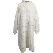 Unique living - Hoodie Pleun Dove White -78x120cm