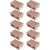 Dripio Schuifregelaars voor lattenbodems, 10 stuks, bruin, 53x8 mm