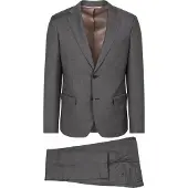 Suitable Sharkskin Kostuum Wol Taupe | Bruin | Maat 58