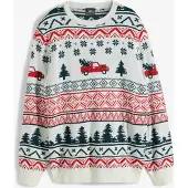 Bonprix Fijngebreide trui met een kerstmotief maat 52/54 (L)