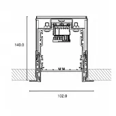 Kreon - Cana 80 recessed mounted profile Wit