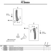 Shimano Fc-en500 Rechter Crank