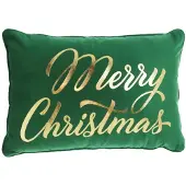 Unique living - Sierkussen Merry Dark Green - 40x60cm