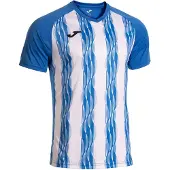 Joma Inter V T-shirt met korte mouwen, blauw, heren, maat M, blauw