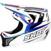 Shot Integral Rogue Level Helm Wit/Blauw Pearly || Maat: XL (61-62 cm)