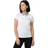 NOX Meta 10, kortärmig poloshirt, wit, maat XS, dames, wit, maat XS