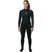 Ocean & Earth Surf School 3 Mm Dames Neopreen Wetsuit Met Lange Mouwen En Rugrits