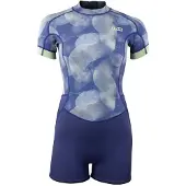 iON Amaze 2.5 Mm Dames Shorty Met Korte Mouwen En Rits Op De Rug