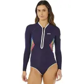 Rip Curl G-bomb 1.5 Mm Full Spring Shorty Met Lange Mouwen En Rits Aan De Voorkant Voor Dames