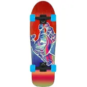 Santa Cruz Iridescent Hand 9.7 X 31.7 Shaped Cruiser Skateboard