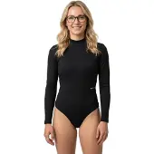 Mystic Sofi Open Back One Piece Dames Shorty Met Lange Mouwen