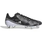Adidas Voetbalschoen 'Adizero RS15 Ultimate' donkergrijs / zwart / wit